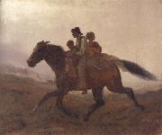 Eastman Johnson A Ride for Liberty oil painting